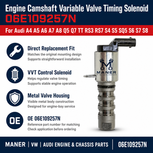 วาล์วควบคุมน้ำมันเครื่อง MANER VVT รุ่น OE 06E109257N สำหรับรถยนต์ Audi A4 A5 A6 A7 A8 Q5 Q7 TT RS3 RS7 S4 S5 SQ5 S6 S7 S8 - Product Image 4