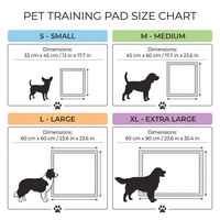 Tapis d'entraînement pour animaux de compagnie OEM/ODM pour chiens et chats, plusieurs tailles, 6 couches, super absorbant, anti-fuite, désodorisant, jetable