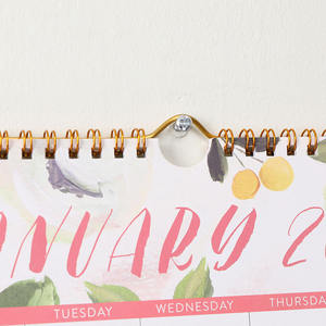 Personnalisé Imprimé 18 <span class=keywords><strong>Mensuel</strong></span> <span class=keywords><strong>Calendrier</strong></span> <span class=keywords><strong>Mural</strong></span> de Papier Épais 14.6 & 11.5 "Jul 2021 Dec <span class=keywords><strong>2022</strong></span> avec Reliure Spirale Double et Crochet De Suspension - Product Image 4