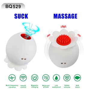 Vibrateur télécommandé pour stimulation clitoridienne, stimulateur de clitoris, suceur de tétons vibrant, masturbateur oral, vibrateur rose - Product Image 4