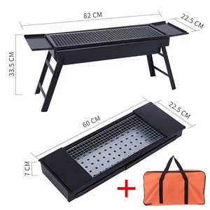 New Function Barbecue Oven Outdoor Smokeless Barbecue Grill <b>BBQ</b> Household Portable Folding Multi-function Charcoal Grill <b>Rack</b> - Product Image 6