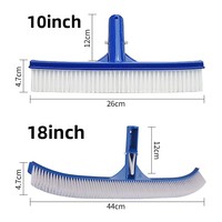 Accessoires de nettoyage de piscine brosse de piscine sous vide en plastique environnemental de haute qualité pour outils de nettoyage de piscine de piscine