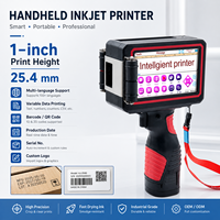 Impresora de Inyección de Tinta Portátil de 25.4mm, Ideal para Imprimir Tarjetas, Texto, Números y Códigos en Cartulina