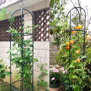 Trepador de Jardín de Acero Resistente para Exteriores, Paquete de 3, Obelisco de 6 pies para Plantas Trepadoras, Enredaderas y Flores, Negro - Product Image 3