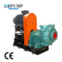Pompe à boue durable Qizhuo, pompe centrifuge à haute teneur en chrome pour mines, application de traitement des solides abrasifs, pompe industrielle