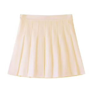 Fitspi Women Khaki Pleated <strong>Skirt</strong> High Waist School Girl Mini <strong>Skirt</strong> Plus Size <strong>A</strong> <strong>Line</strong> Slim Fit Jk Uniform Skater <strong>Skirt</strong> For Summer - Product Image 4