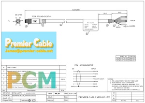 Kabel Trigger Kamera Industri M8 6-Pin A-Code Male ke Flying Lead 26AWG Kabel Fleksibel Tinggi Berpelindung Kompatibel Basler Boost ACE - Product Image 6