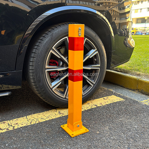 <strong>Folding</strong> Down <strong>Parking</strong> Lock Barrier <strong>Bollard</strong> With Lock and Bolts - Product Image 5