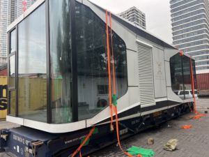 Casa Prefabbricata Mobile Intelligente Suzlive 40ft con <span class=keywords><strong>3</strong></span> Camere da Letto, 2 Bagni, Etong E40 Capsule House, Ufficio 10ft per 5 Persone con Pannelli Solari - Product Image 3