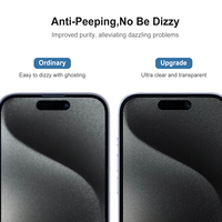 Protection d'écran en verre trempé pour iPhone 12 13 14 15 16 17 Pro Max Film de protection en verre pour téléphone portable