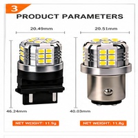 Nouvelle ampoule de phare LED universelle pour voiture Baison 10-30V 710LM 7.2W Durée de vie de 30 000 heures Dissipation thermique efficace Longue durée