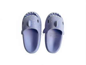 H008 Pantofole viola in EVA con cartoni animati, punta aperta, fluorescenti, per tutte le stagioni, taglie 36 37 38 39 - Product Image 1