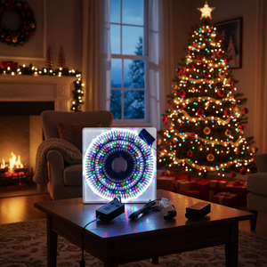 180 (G) LED Multi-Color Christmas <b>Lights</b> with <b>Music</b> 24PC/CS - Product Image 3
