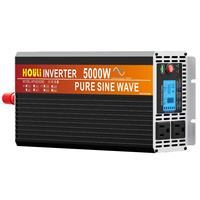 HOULI 2000W 3000W 4000W 5000WSolar onduleur convertisseur monophasé générateur de puissance de voiture avec prise américaine réseau à onde sinusoïdale pure