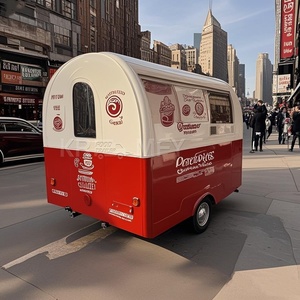 Remorque de livraison, mini-bar de concession alimentaire, chariot de voyage extérieur, kiosque, camion de crème glacée en fibre de verre à vendre - Product Image 1