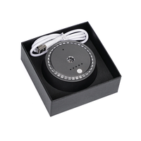 Diffuseur de parfum de luxe pour voiture, appareil d'aromathérapie rechargeable, désodorisant ultrasonique pour véhicule, machine à parfum pour voiture