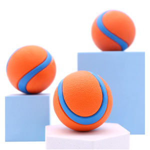 Due colori denti interattivi rettifica formazione Anti morso Tennis all'ingrosso giocattoli per cani Tpr palla durevole cane cane da addestramento giocattoli da masticare - Product Image 1