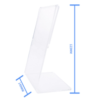 Support de Menu en acrylique Vertical personnalisé, porte-Menu de Table 5x7, bon marché avec Pmma, support de Page publicitaire, usine chinoise