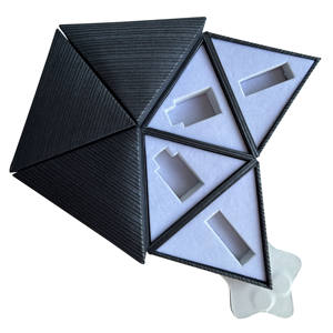 ROGOOD Boîte Cadeau Premium Pentagon-to-Star pour Échantillons de Parfums et Cosmétiques, Papier Texturé Spécial et Insert en Mousse EVA P2193 - Product Image 3