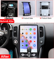 Pemutar Multimedia Layar Sentuh Vertikal 14.5'' Android GPS Carplay Untuk Nissan 370Z 2008-2019 Head Unit Radio Mobil