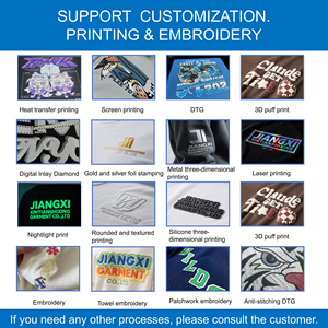 Lujo personalizado 240gsm 100% algodón peso pesado camiseta alta DTG impresión gruesa camiseta - Product Image 3