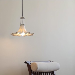 Lampe suspendue en céramique Golebo, style fleur, LED blanche, hauteur réglable, pour la maison, la chambre, l'entrée, le café - Product Image 3