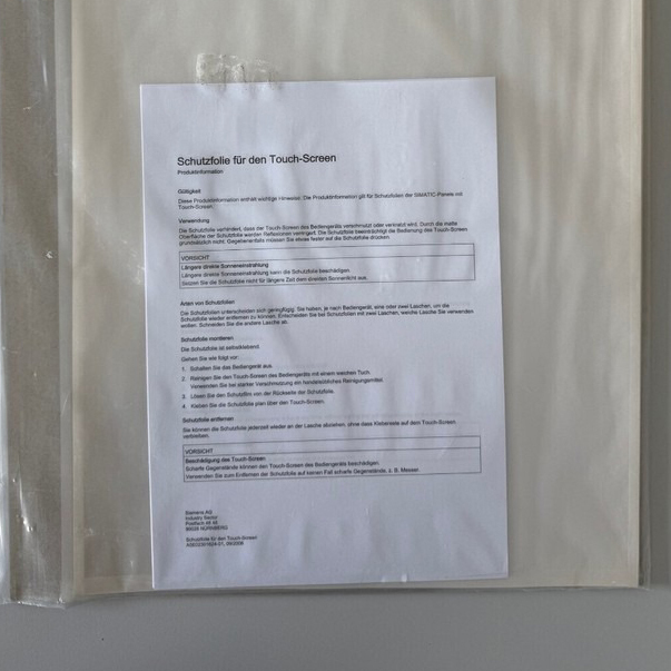 Plc Suitable for Screen Protector 22" Hmi 6av2 124-6xj00-0ax1 for Industrial Use
