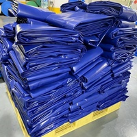 Bâche en PVC haute résistance enduite, imperméable et résistante aux déchirures, en tissu vinyle pour toit de tente extérieure, couverture industrielle, logo personnalisé