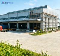 Almacén de Estructura de Acero Prefabricado Ecológico y Personalizable de Fácil Instalación para Proyectos Ecológicos