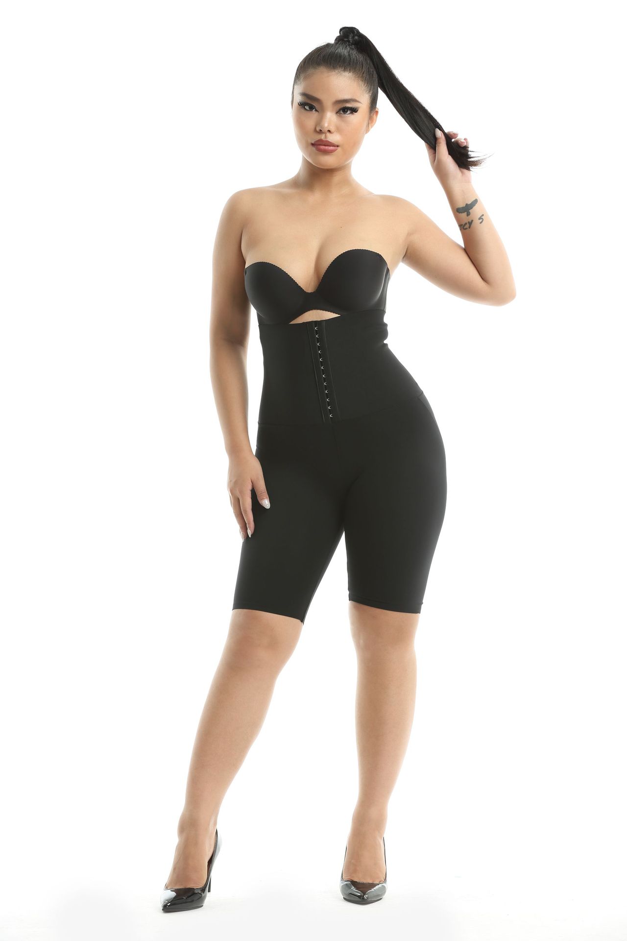 ZOYIAME Super High Waist Waist Trainer Leggings Pocket Women High Compression Yoga Pants