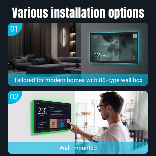 Arrivals RK3576S Multi Interfaces 15.6 Inch Wall Mounting Smart Home Tablet Hub Remote Voice Control Wifi AI Control Panel