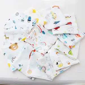Wholesale Cute Comforter Lovely Animal Cotton Blanket Muslin Bunny Baby Security Blanket
