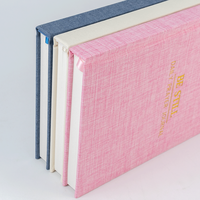 Journal de prière quotidien personnalisé en tissu de lin, agenda relié, carnet de notes