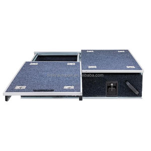 Tiroirs de rangement coulissants en aluminium personnalisés pour Nissan Patrol Y61 SUV/Pick-up Bed Ute Draw System Cargo Carrier Bracket pour véhicule - Product Image 5