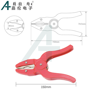 <span class=keywords><strong>Pince</strong></span> de test spéciale en laiton Jia Lun 30A 5KV 140mm <span class=keywords><strong>pour</strong></span> courant haute tension, instrument électronique, <span class=keywords><strong>pince</strong></span> crocodile - Product Image 5