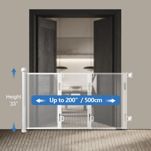 Cancelletto di Sicurezza Extra Largo in PVC a Rete per Bambini, Regolabile per Scale e Porte, Barriera di Sicurezza Arrotolabile per Bambini - Product Image 3