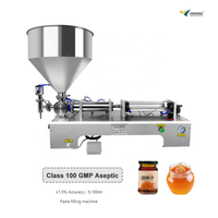 Machine de remplissage verticale semi-automatique électrique efficace et durable avec moteur, sans fuite, pour aliments et boissons