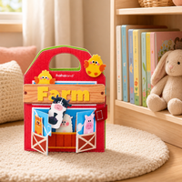 Tableau d'activités Montessori en feutre, jouets éducatifs pour tout-petits, livre sensoriel silencieux, développement de la motricité fine