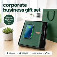 Carnet de notes A5 personnalisé de luxe avec recharge sans fil et stylo – Coffret cadeau d'entreprise pour la rentrée scolaire – Vente en gros