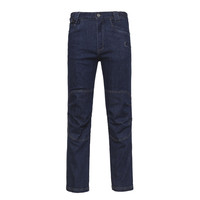 Jean en denim tactique léger pour homme, coupe décontractée, respirant, coupe-vent, style cargo, idéal pour l'été et les trajets quotidiens