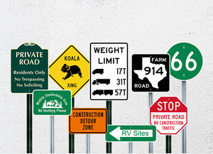 Segno di informazioni della stazione degli autobus di alta visibilità per la sicurezza stradale - Product Image 3