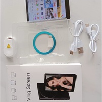 Espejo Magnético Multifuncional 8 en 1 con Monitor, WiFi 2.4G y Entrada USB-C para Teléfono Móvil, en Oferta