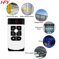 HFY HFY-TX0G Télécommande universelle 8-en-1 pour portail de garage, duplicateur de clé, 8 canaux, rechargeable, 433/315-915 MHz, arrêt automatique