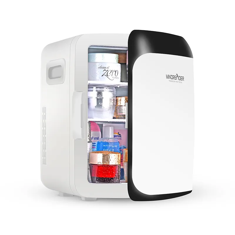 Mini geladeira cosmética portátil para carro, venda no atacado de 10l dc 12v ac 110v 230v