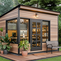 Maison préfabriquée de haute qualité, maison-conteneur moderne, prête à être expédiée pour bureau de jardin, pod
