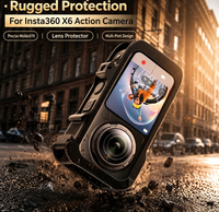 Cadre de protection extensible robuste en alliage d'aluminium anti-écrasement pour Insta360 X6 – Accessoires de tournage et de vlogging en extérieur