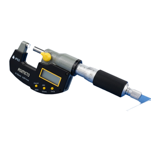 Asimeto IP65 Carbon Fiber Digital Outside <b>Micrometer</b> 0.003mm Accuracy Waterproof Dustproof 0-25mm Outside Diameter Measurement - Product Image 1