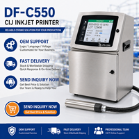 Imprimante jet d'encre CIJ électrique haute productivité pour le codage de dates sur bouteilles, machine industrielle de codage continu QR/code-barres, encre à séchage rapide