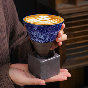 Logo personnalisé 150ml Porcelaine Espresso Petites tasses Soucoupe à thé Turc Ensemble Tasse à café en céramique arabe - Product Image 1