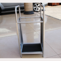 Support de Présentation Métallique de Haute Qualité pour Parapluies, Étagère de Rangement avec Finition Pulvérisée pour Outils Cylindriques et Rouleaux de Documents